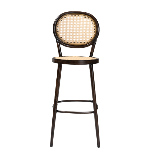 [Item #: IEWA-33001-H-Natural/Dark Brown-BS] Thalia Bar Stool