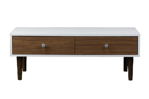 [Item #: BSOWI5482-Walnut-CT] Gemini Wood Coffee Table