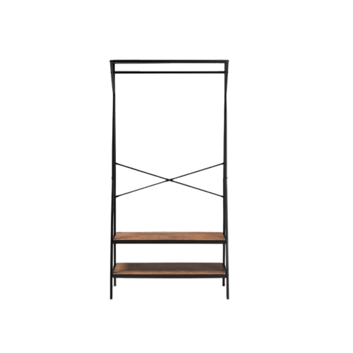 [Item #: BSOSR1802055-Rustic Brown/Black-Coat Hanger] Laima Coat Rack