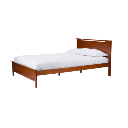 [Item #: BSOSB312-Twin Bed-Antique Oak]  Demitasse Twin-Size Bed 