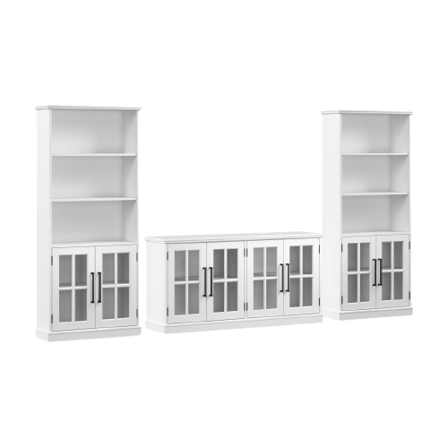 [#WBK014WAS] 60W TV Stand | Bookcases