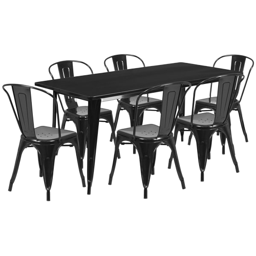 Recta Metal Dining Set