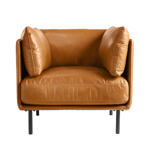 [SKU: 378786] Wells Leather Chair