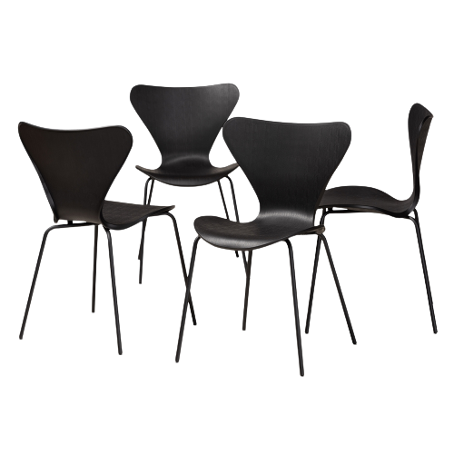 [tem #: IEAY-PC11-Black Plastic-DC] Jaden Dining Chair