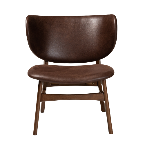 [Item #: BSOWM5002-Dark Brown/Walnut-CC] Marcos Accent Chair
